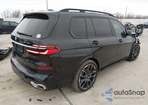 2025 BMW X7 xDrive40I z USA, uszkodzony, nr VIN 5UX23EM01S9Z62795